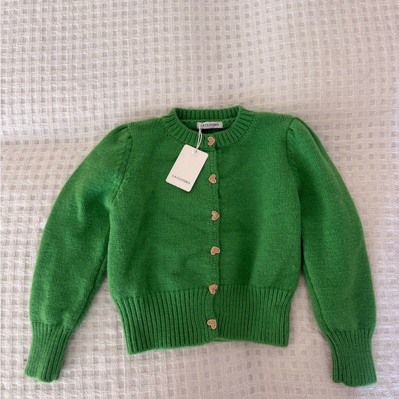 REVOLVE Sweaters - Women's Vibrant Green Cardigan